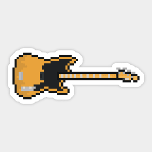 Pixel 1951 Wood Precision Bass Guitar Sticker